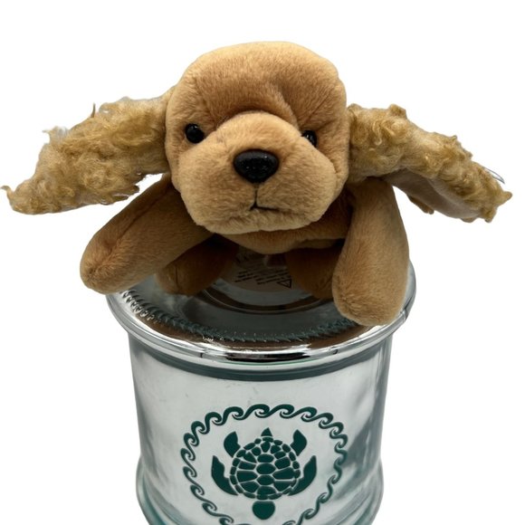 RARE Ty Beanie Baby Spunky the Dog MINT CONDITION 1997 w/ PE pellets &  3 tag er - Picture 2 of 13